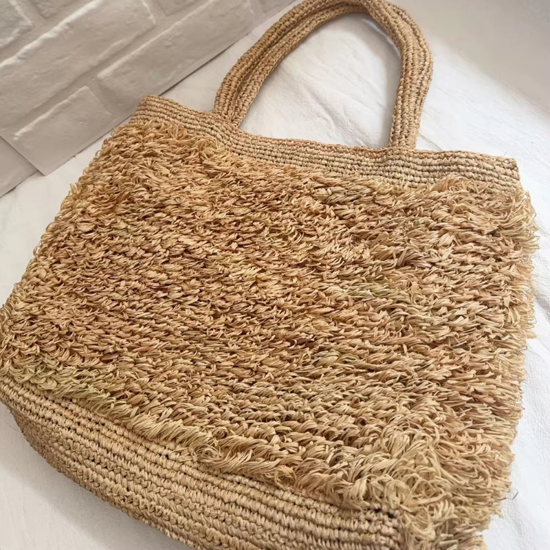 Raffia Hand-crocheted Shoulder – Crochet Bag Raffia Bewertung und Preis