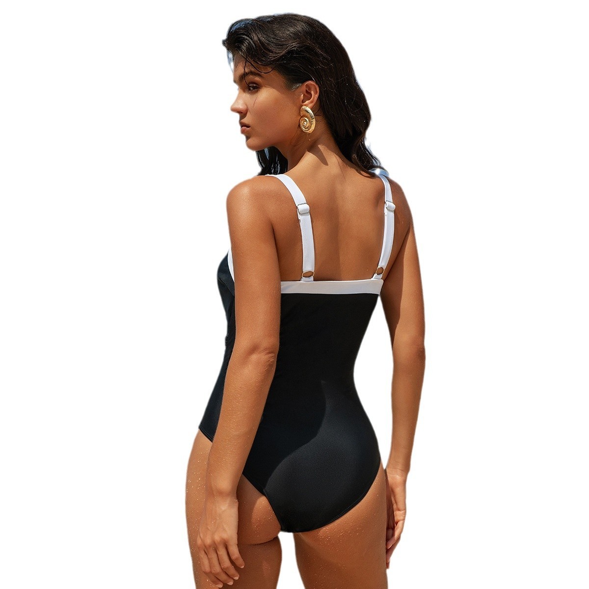 Swimwear Woman One Piece Swims – Swimsuit Bikini Ruched Bewertung und Preis