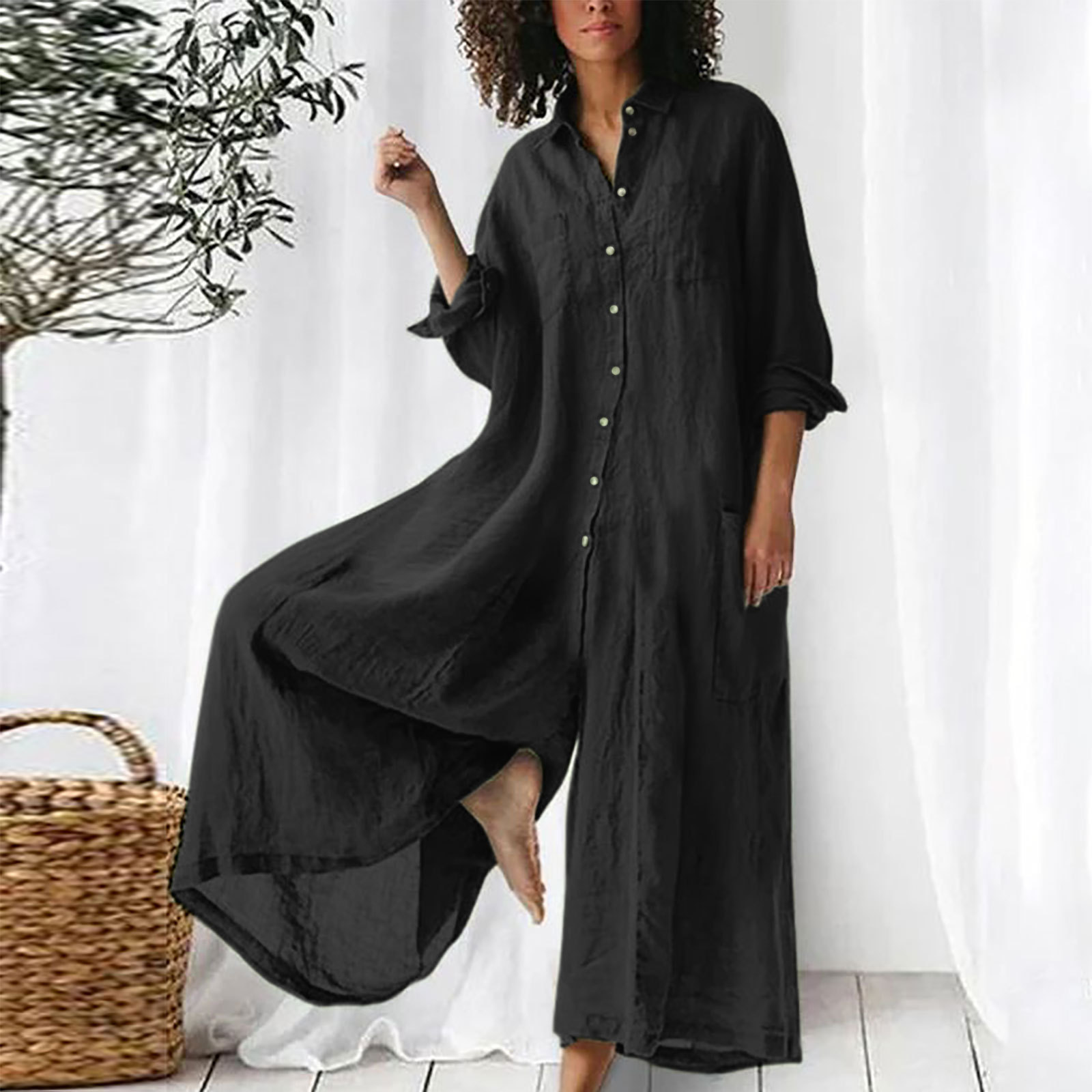 Ladies' Jumpsuit Everyday Long – Jumpsuit Linen Relaxed Bewertung und Preis