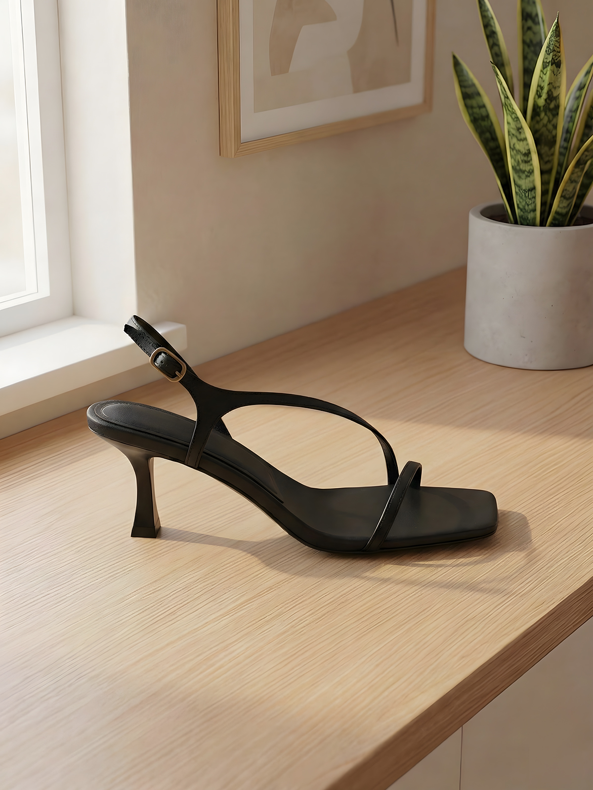 Elegant Genuine Leather Strapp – Sandal Strappy Heeled Bewertung und Preis