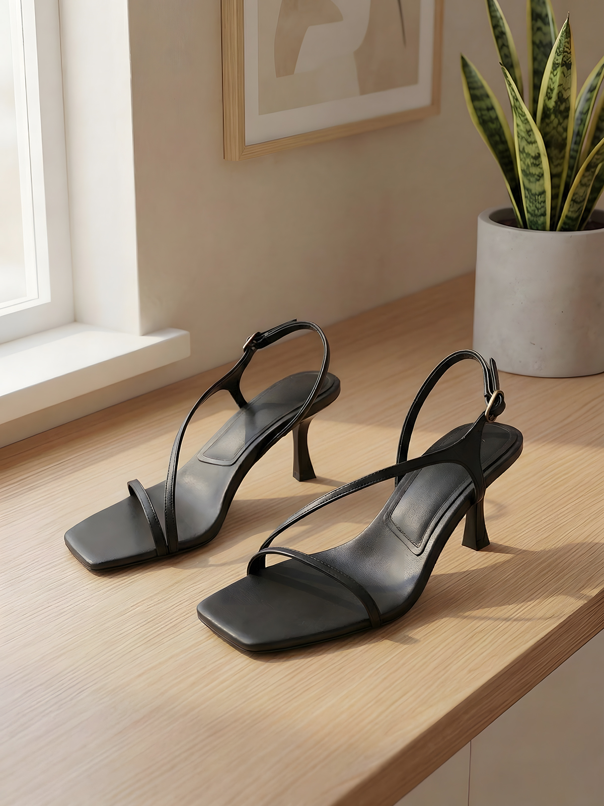 Elegant Genuine Leather Strapp – Sandal Strappy Heeled Bewertung und Preis