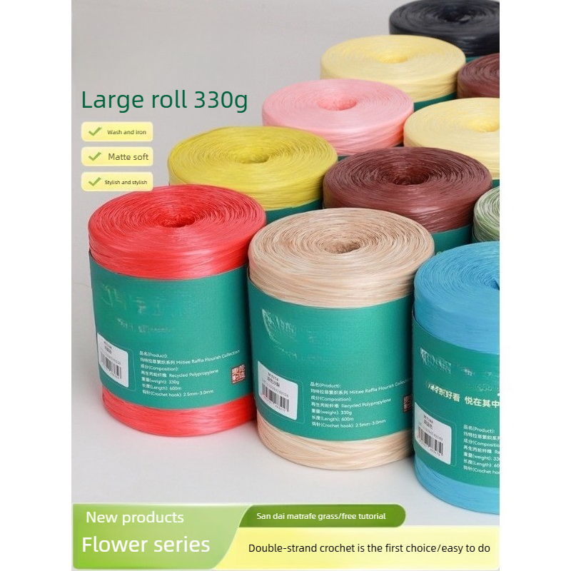 330g Raffia Yarn for Hand Knit – Crochet Bag Raffia Bewertung und Preis