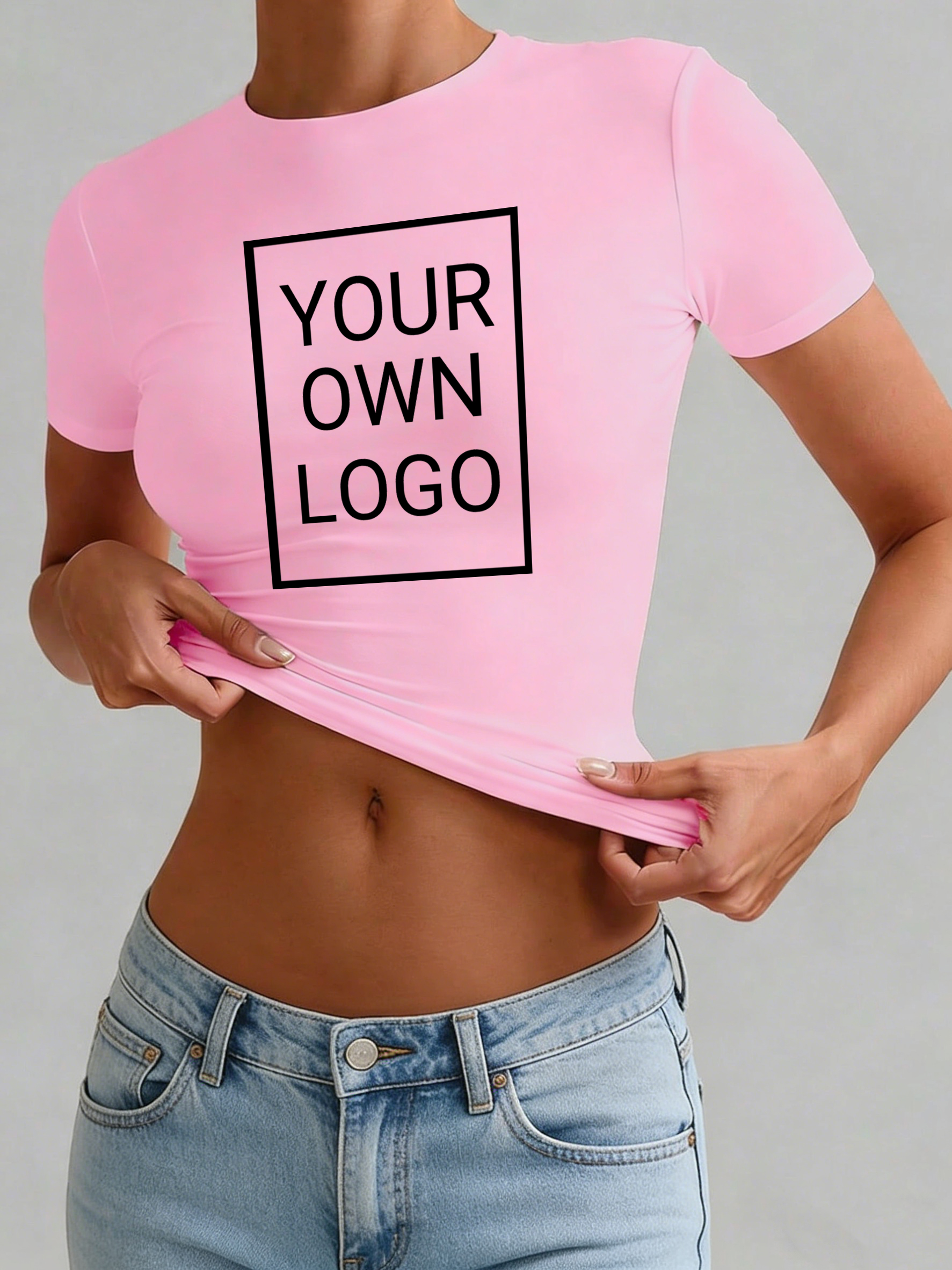 Customized Logo Pattern Womens – Crop Top Crochet Bewertung und Preis