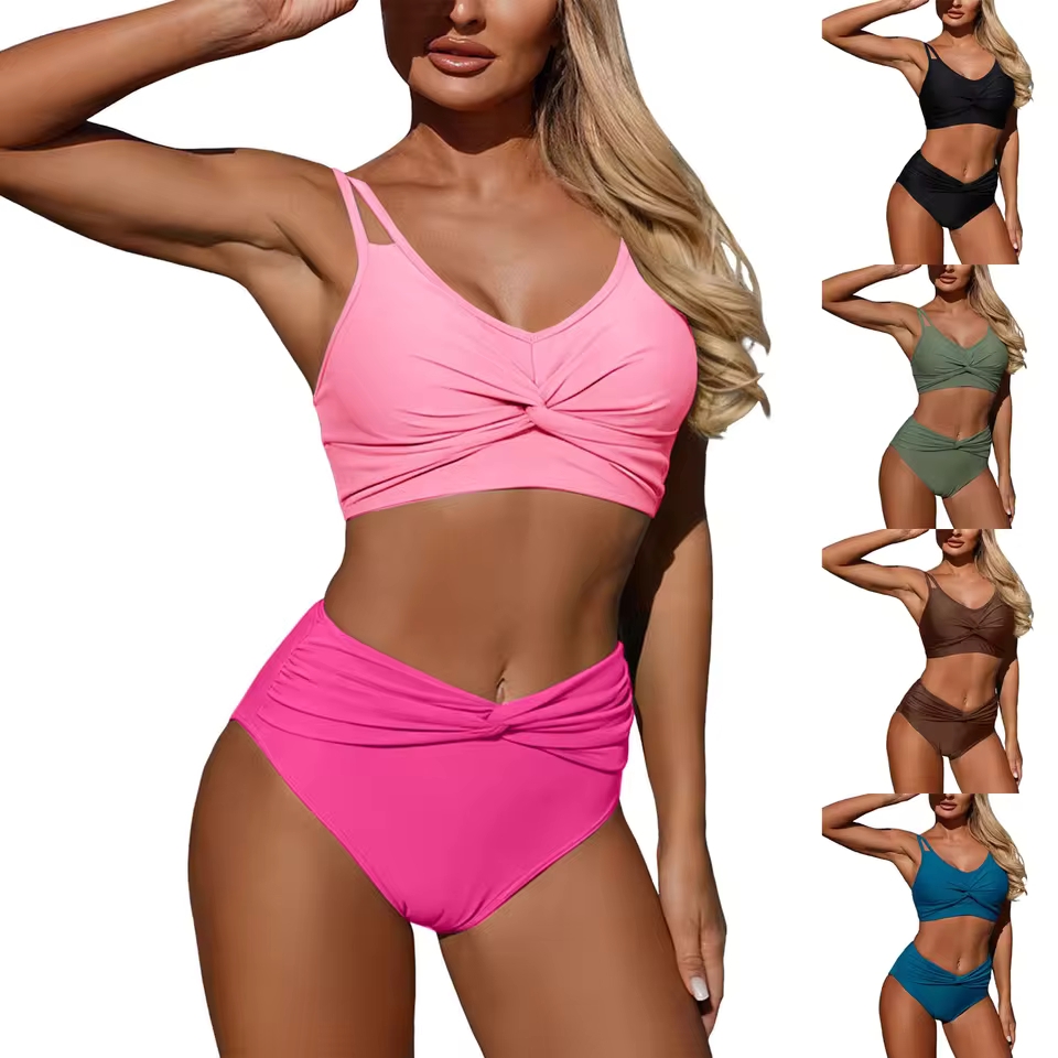 Women High Waisted Bikini Sexy – Swimsuit Bikini Ruched Bewertung und Preis