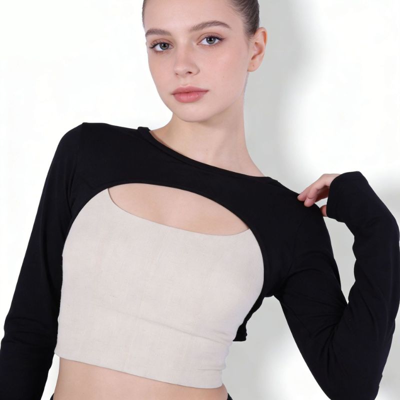 Modal Ice Silk Arm Sleeves Ult – Crop Top Crochet Bewertung und Preis