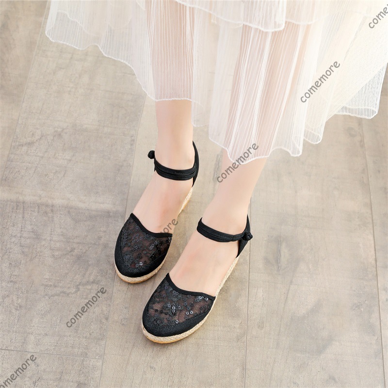 Women's Lace Mesh Espadrille W – Wedge Espadrille Women Bewertung und Preis