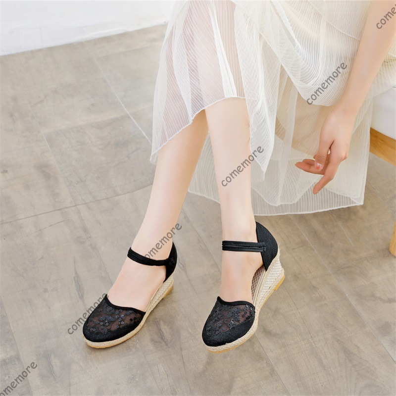 Women's Lace Mesh Espadrille W – Wedge Espadrille Women Bewertung und Preis