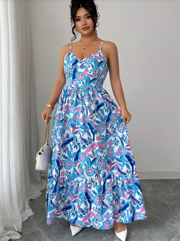 Plus Size Women's Floral Print – Romper Floral Print Bewertung und Preis