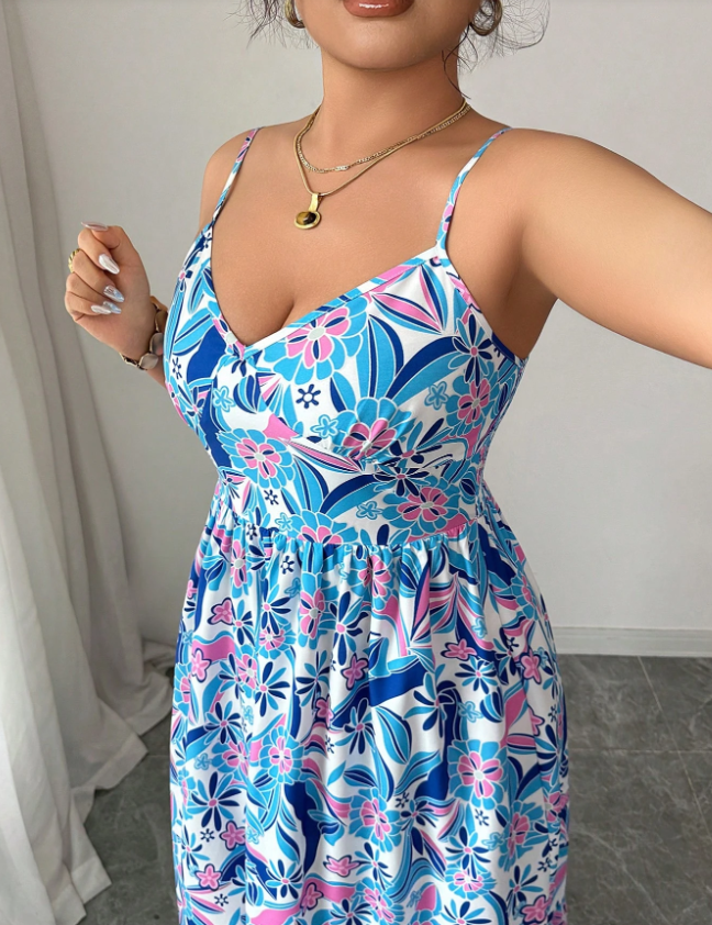 Plus Size Women's Floral Print – Romper Floral Print Bewertung und Preis